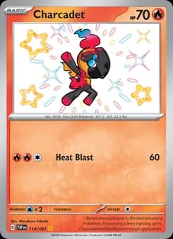 Charcadet card in English