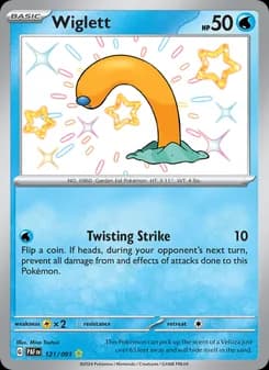 Wiglett card in English