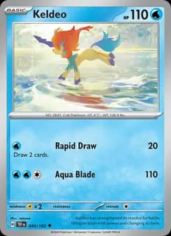 Keldeo card in English