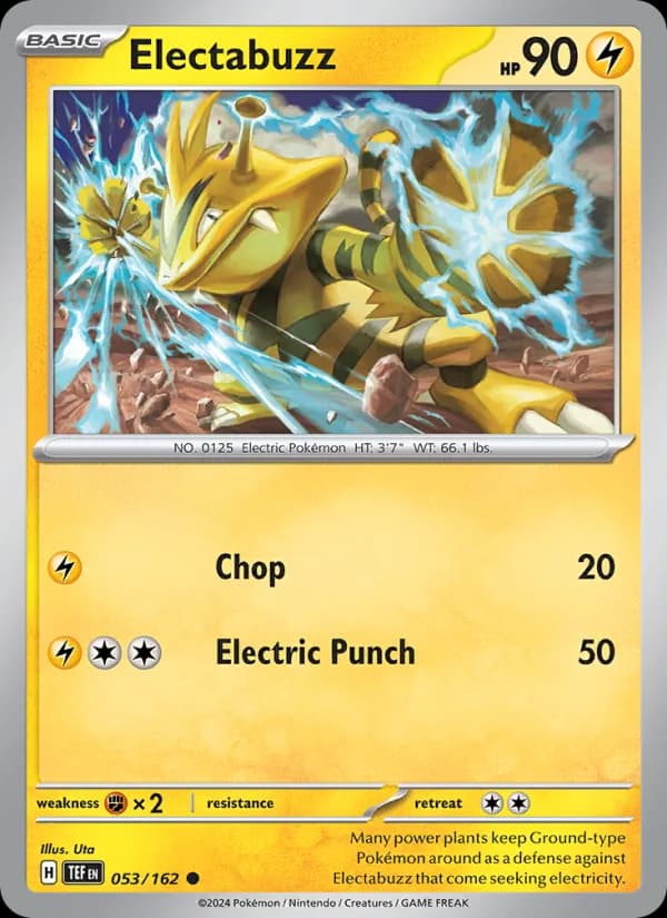Electabuzz card in English