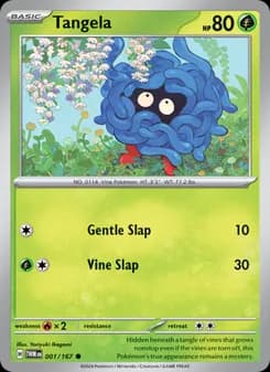Tangela card in English