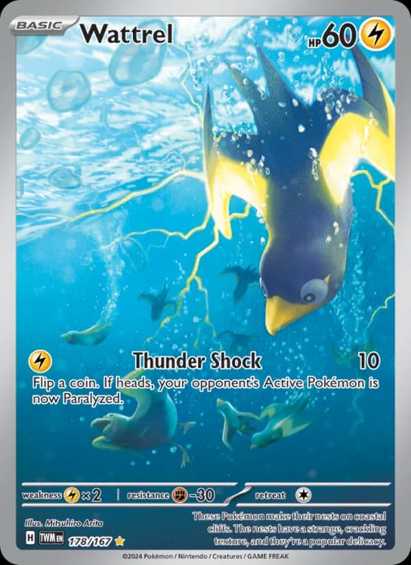 Wattrel card in English
