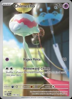 Chimecho card in English
