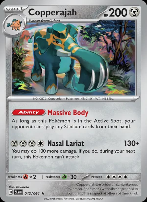 Copperajah card in English