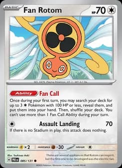 Fan Rotom card in English