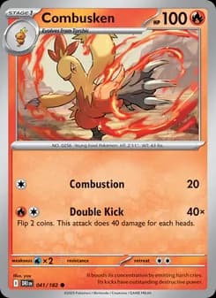 Combusken card in English