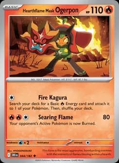 Hearthflame Mask Ogerpon card in English