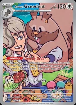 Arven's Greedent card in English
