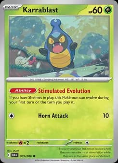 Karrablast card in English