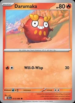 Darumaka card in English