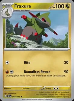 Fraxure card in English