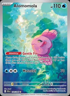 Alomomola card in English