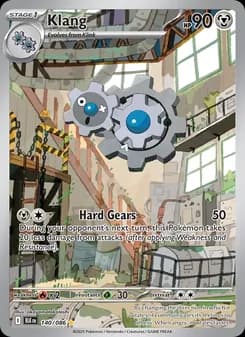 Klang card in English
