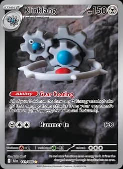 Klinklang card in English