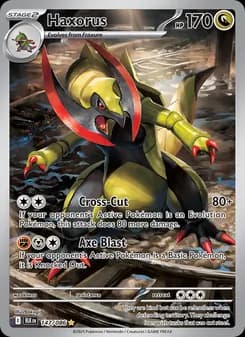 Haxorus card in English