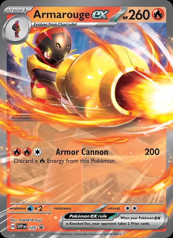 Armarouge ex card in English