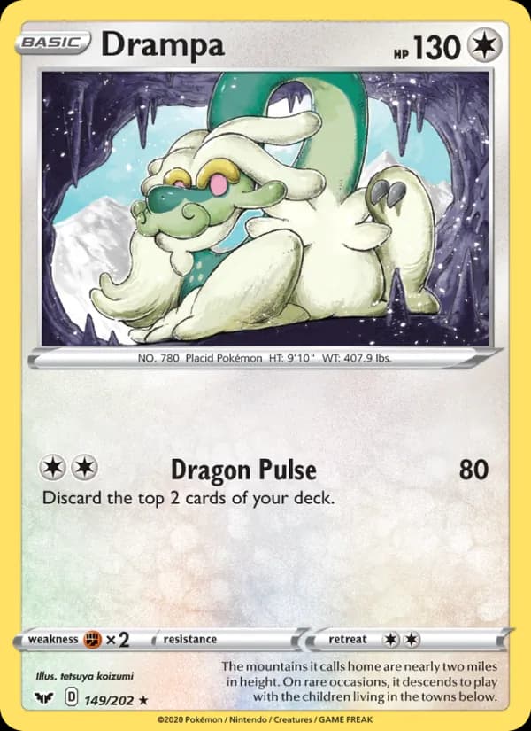 Drampa card in English
