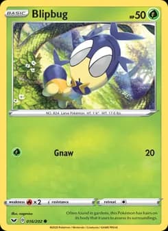 Blipbug card in English