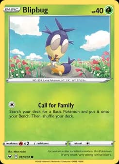 Blipbug card in English