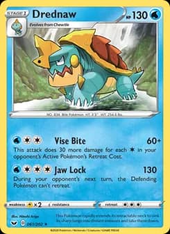 Drednaw card in English