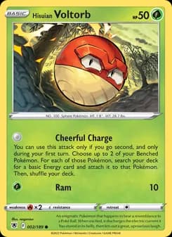 Hisuian Voltorb card in English