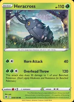 Heracross card in English