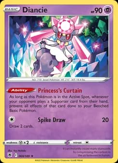 Diancie card in English
