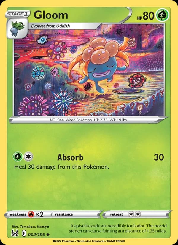 Gloom card in English
