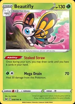 Beautifly card in English
