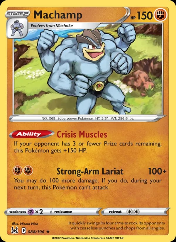 Machamp card in English