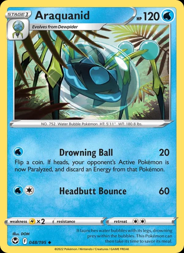 Araquanid card in English