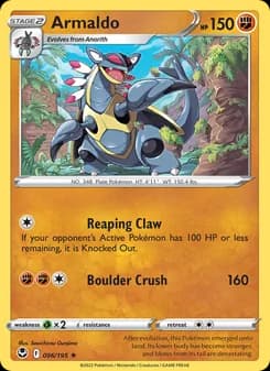 Armaldo card in English