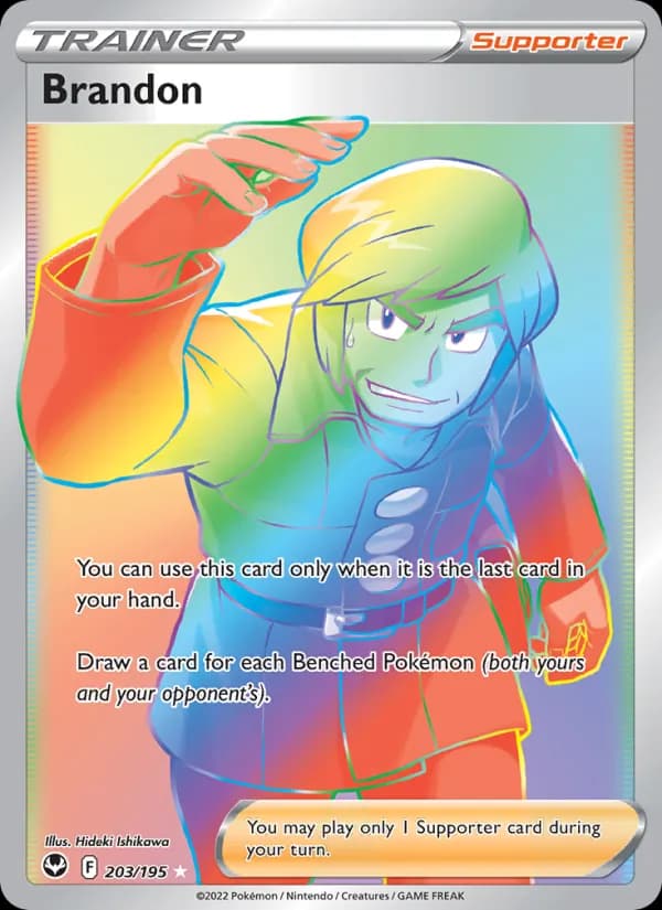 Brandon card in English