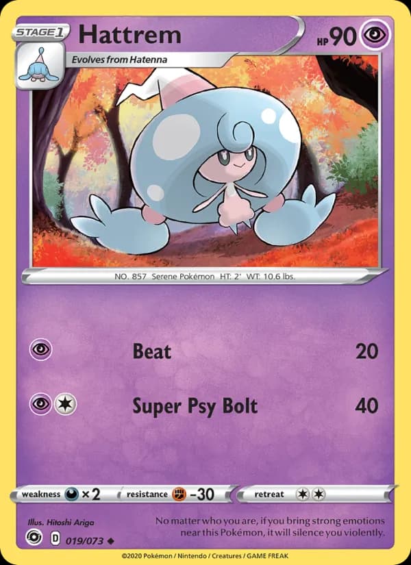 Hattrem card in English