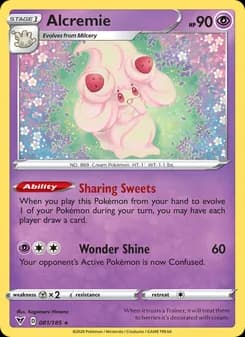Alcremie card in English