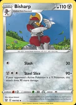 Bisharp card in English