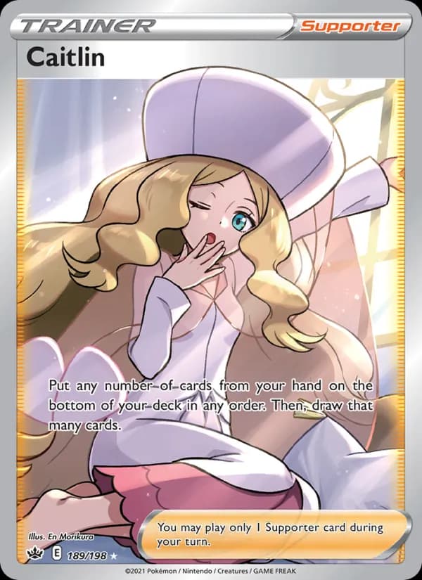 Caitlin card in English