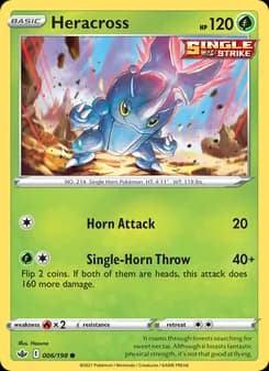Heracross card in English