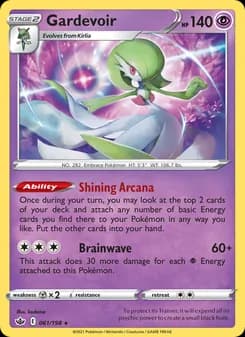 Gardevoir card in English