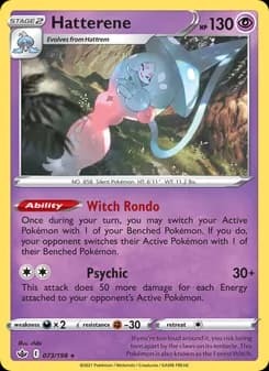 Hatterene card in English