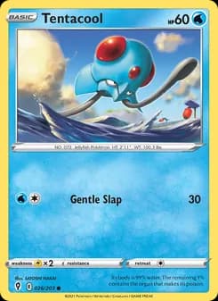 Tentacool card in English