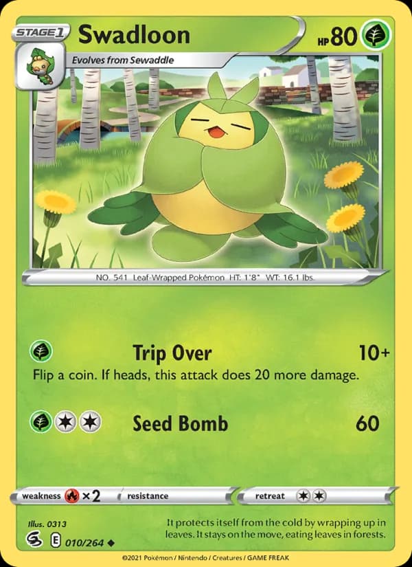 Swadloon card in English