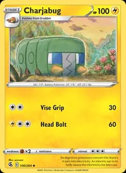 Charjabug card in English