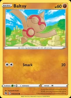 Baltoy card in English
