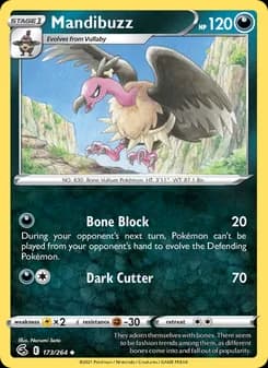 Mandibuzz card in English