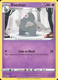 Dusclops card in English