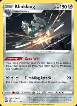 Klinklang card in English