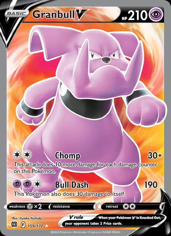 Granbull V card in English
