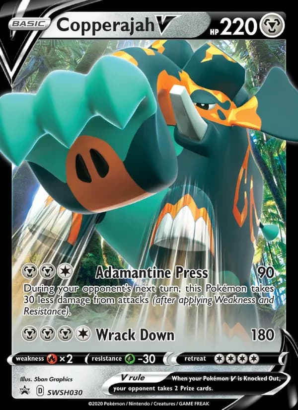 Copperajah V card in English