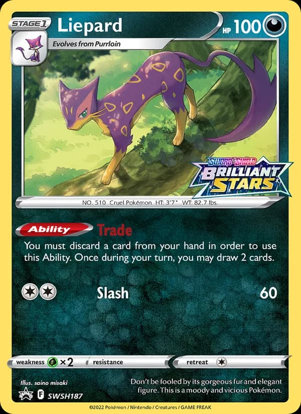 Liepard card in English